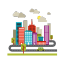 City plan icon